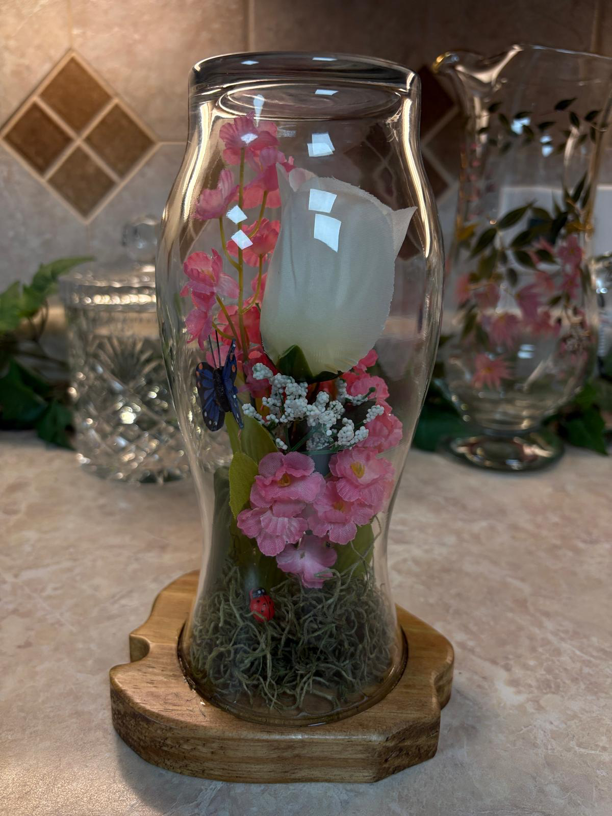 Artisanal Floral Cloche